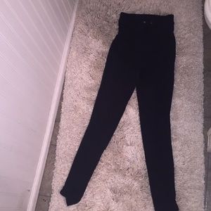 Black American Apparel riding pants
